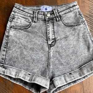 AC FOR AG HIGH WAISTED DENIM SHORT